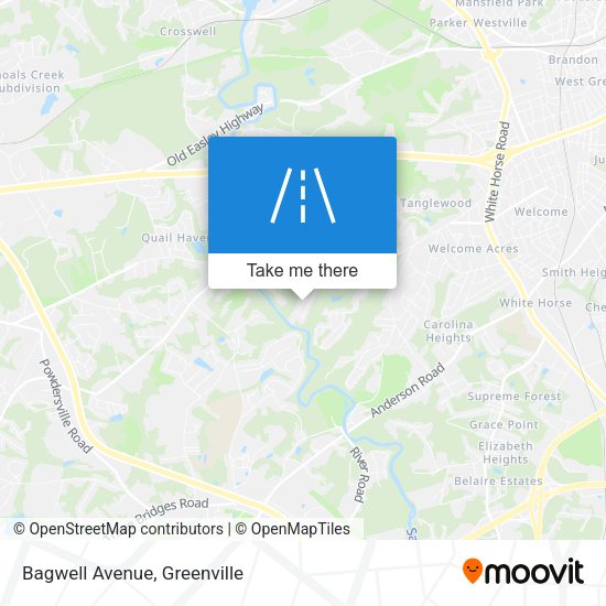 Mapa de Bagwell Avenue