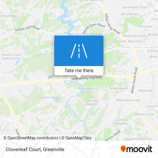 Cloverleaf Court map