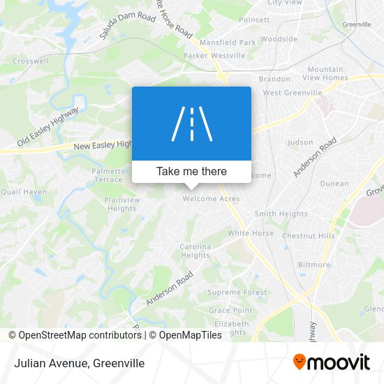 Mapa de Julian Avenue
