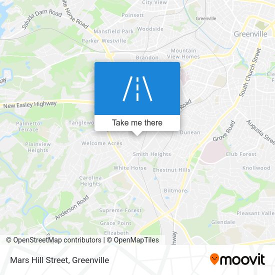 Mapa de Mars Hill Street