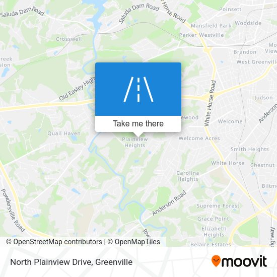 Mapa de North Plainview Drive