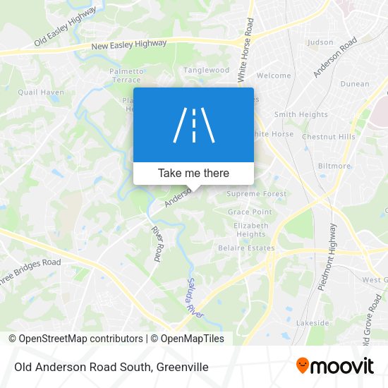 Old Anderson Road South map