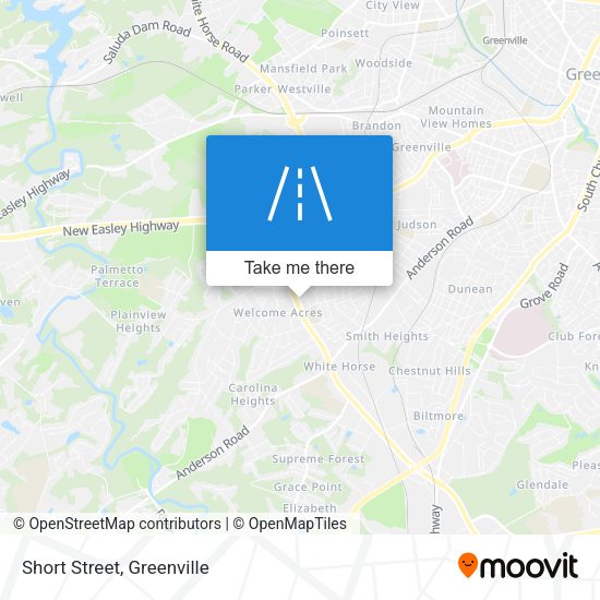 Mapa de Short Street