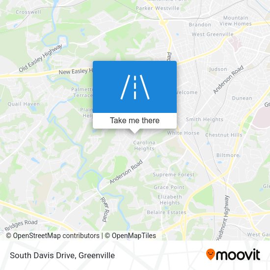 Mapa de South Davis Drive