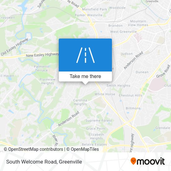 South Welcome Road map