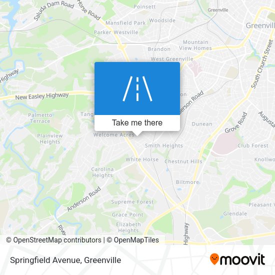 Springfield Avenue map