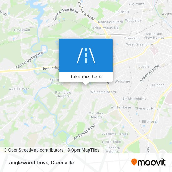 Tanglewood Drive map
