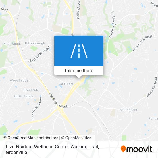 Mapa de Livn Nsidout Wellness Center Walking Trail