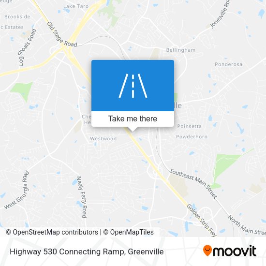 Mapa de Highway 530 Connecting Ramp