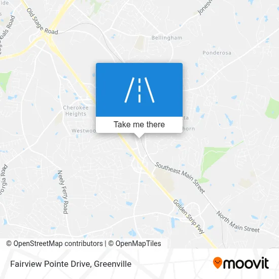 Fairview Pointe Drive map