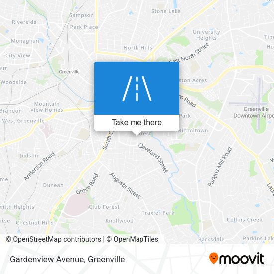 Gardenview Avenue map