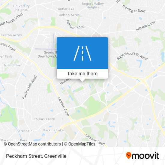 Mapa de Peckham Street