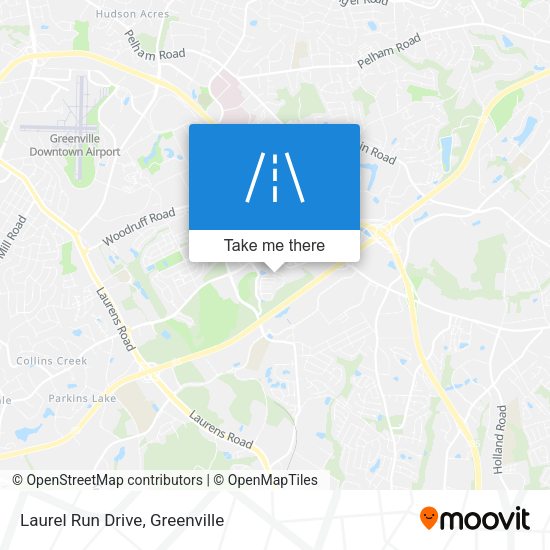 Laurel Run Drive map