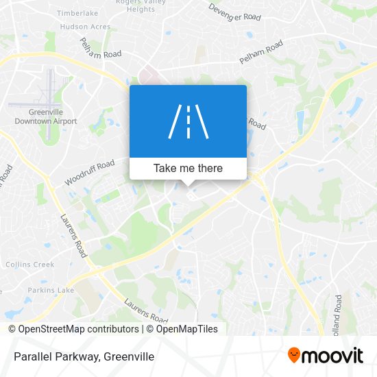 Mapa de Parallel Parkway