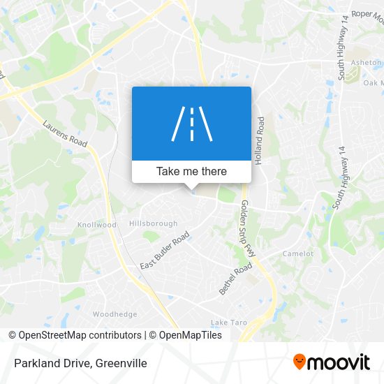 Mapa de Parkland Drive