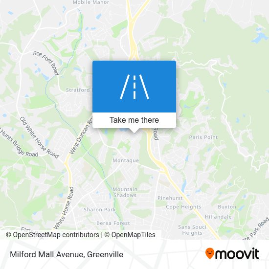 Milford Mall Avenue map