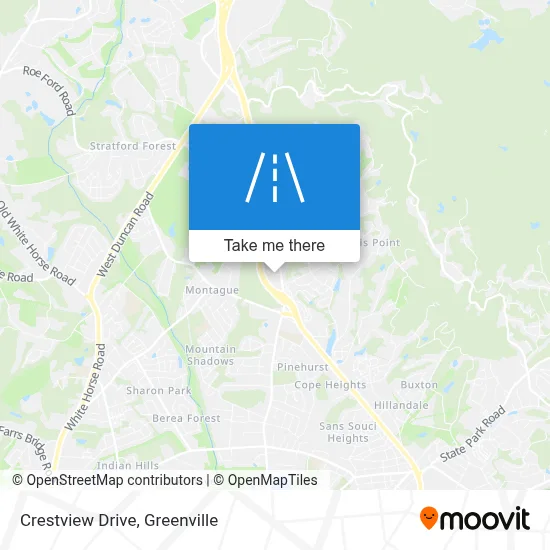 Crestview Drive map