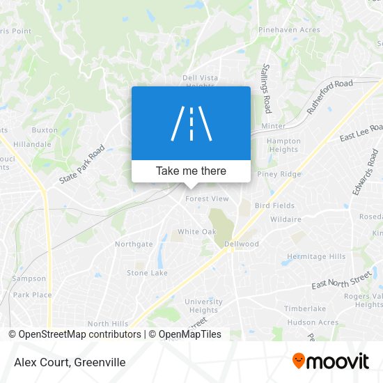 Mapa de Alex Court