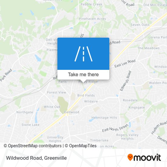 Mapa de Wildwood Road