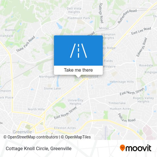 Cottage Knoll Circle map