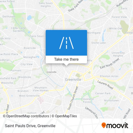 Mapa de Saint Pauls Drive