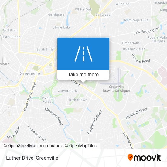 Mapa de Luther Drive