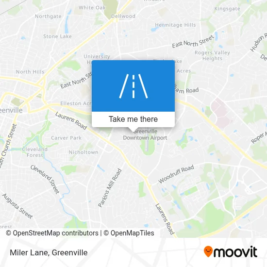 Miler Lane map