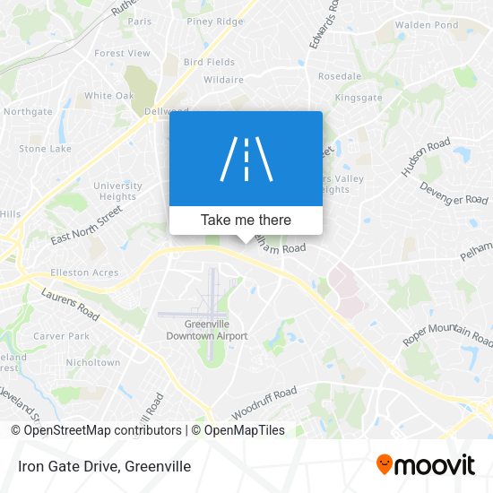 Iron Gate Drive map