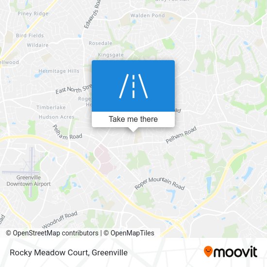 Mapa de Rocky Meadow Court