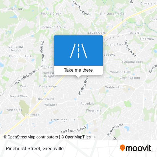 Pinehurst Street map