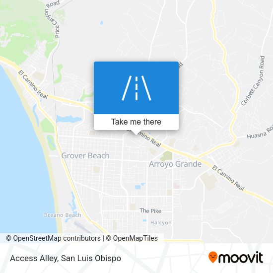 Access Alley map