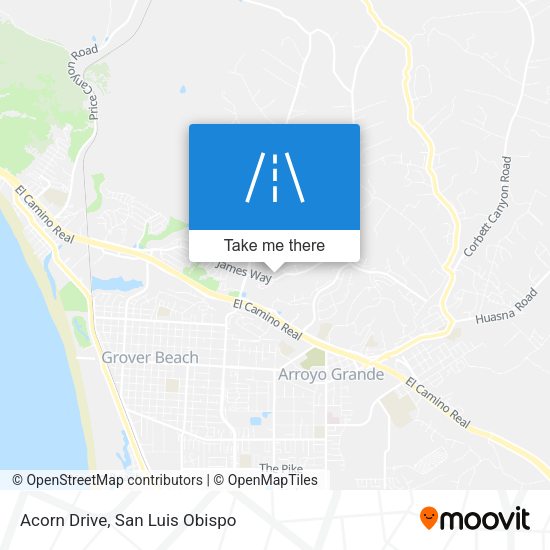 Mapa de Acorn Drive