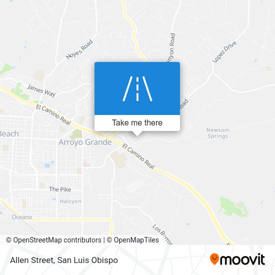 Allen Street map