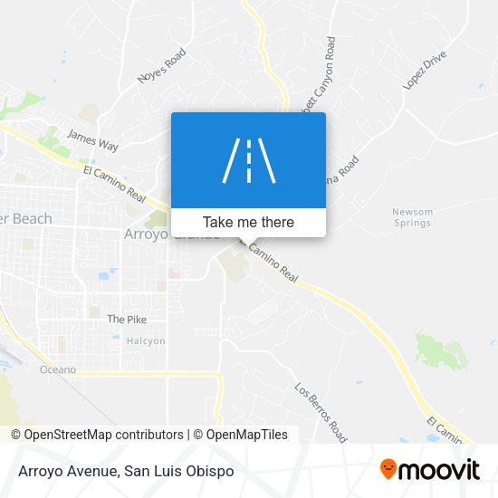 Arroyo Avenue map