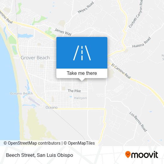 Beech Street map
