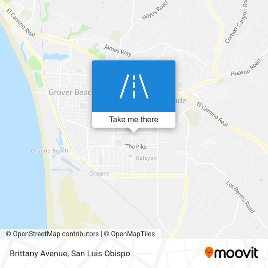 Mapa de Brittany Avenue