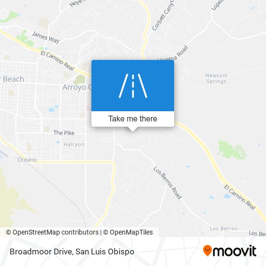 Mapa de Broadmoor Drive