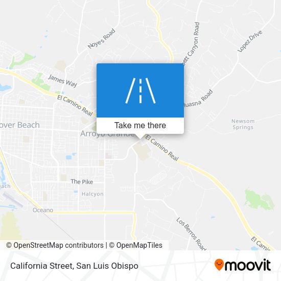Mapa de California Street
