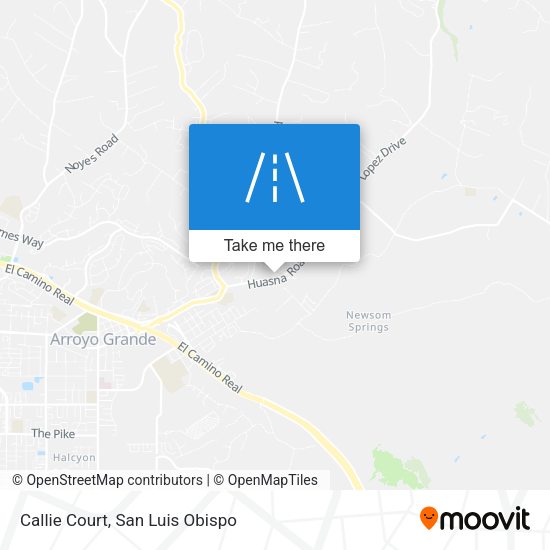 Mapa de Callie Court