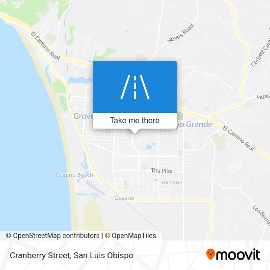 Mapa de Cranberry Street