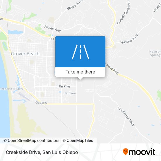 Creekside Drive map