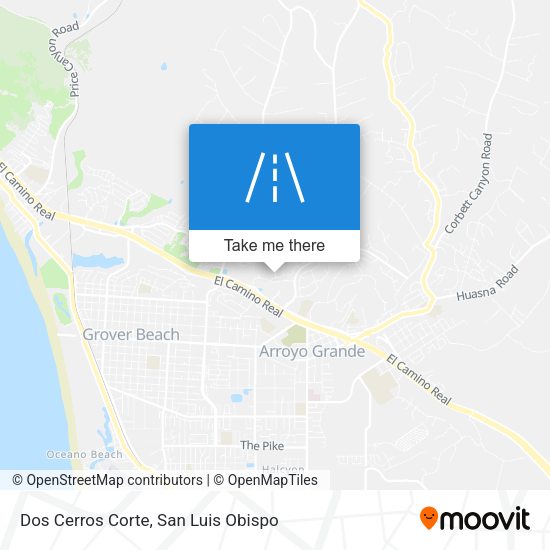 Mapa de Dos Cerros Corte