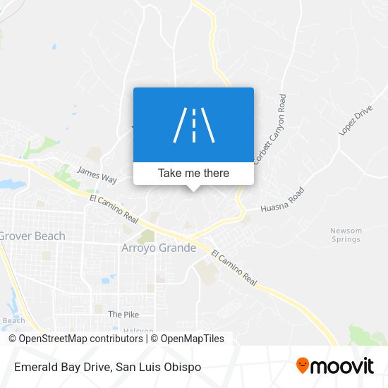 Emerald Bay Drive map