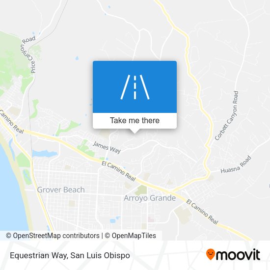 Equestrian Way map