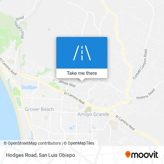 Mapa de Hodges Road