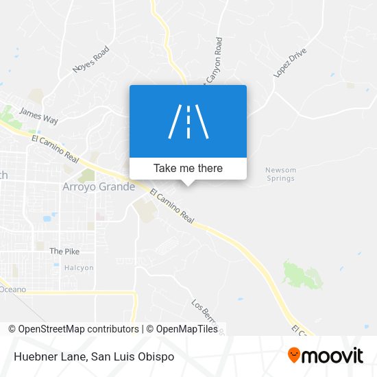 Huebner Lane map