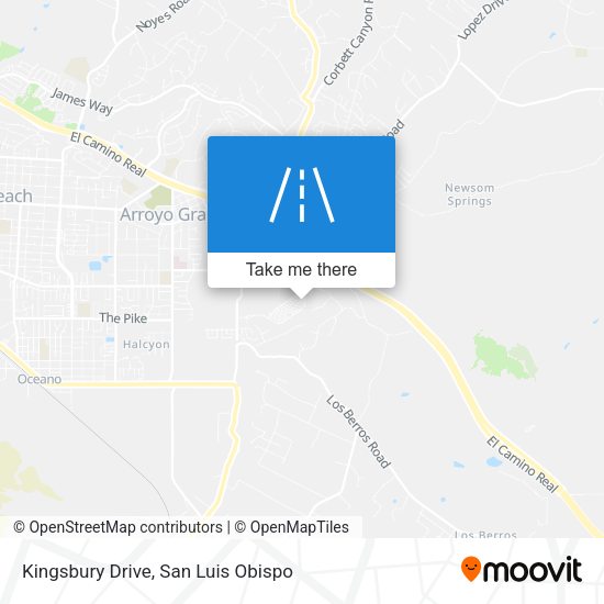 Mapa de Kingsbury Drive