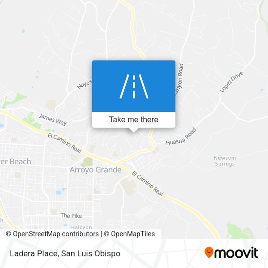 Ladera Place map