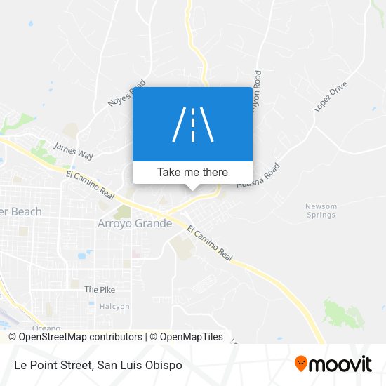 Le Point Street map