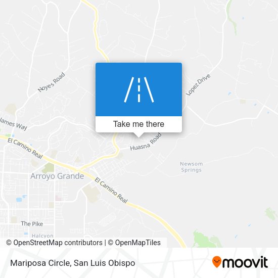 Mapa de Mariposa Circle